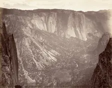 Yosemite Valley, ca. 1872, printed ca. 1876. Creator: Carleton Emmons Watkins