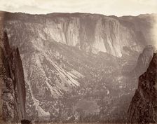 Yosemite Valley, ca. 1872, printed ca. 1876. Creator: Carleton Emmons Watkins