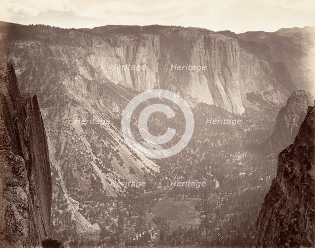 Yosemite Valley, ca. 1872, printed ca. 1876. Creator: Carleton Emmons Watkins.
