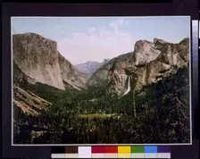 Yosemite Valley from Artists Point, Calif., c1898. Creator: William H. Jackson