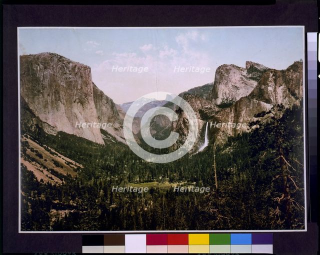 Yosemite Valley from Artists' Point, Calif., c1898. Creator: William H. Jackson.