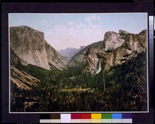 Yosemite Valley from Artists Point, Calif., c1898. Creator: William H. Jackson