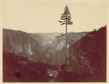 Yosemite Valley from Mariposa Trail, c. 1865. Creator: Charles Leander Weed (American, 1824-1903)
