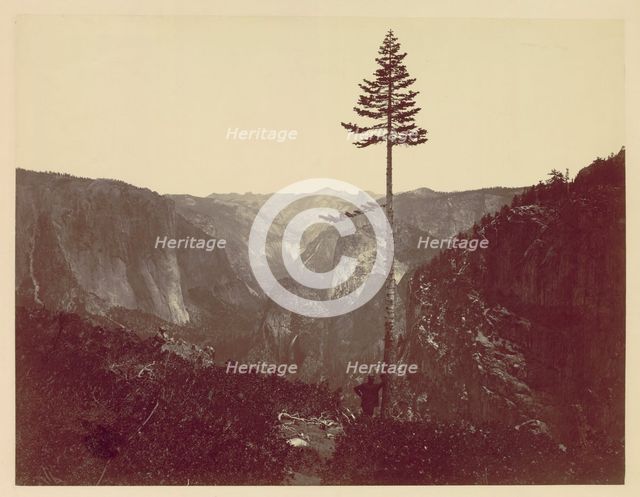 Yosemite Valley from Mariposa Trail, c. 1865. Creator: Charles Leander Weed (American, 1824-1903).