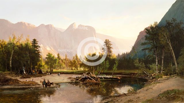 Yosemite Valley (image 1 of 2), 1875. Creator: William Keith.