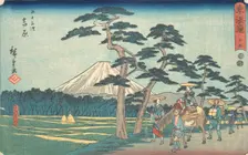 Yoshiwara, ca. 1840., ca. 1840. Creator: Ando Hiroshige
