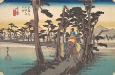 Yoshiwara, Hidari Fuji, ca. 1834., ca. 1834. Creator: Ando Hiroshige