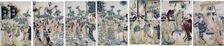 Yoshiwara Impromptu, Japan, c. 1797/98. Creator: Kitagawa Utamaro