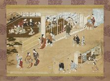 Yoshiwara pleasure quarters, c1670-c1685. Artist: Miyagawa Choshun