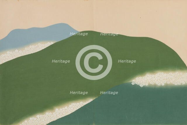 Yoshino. From the series "A World of Things (Momoyogusa)", 1909-1910. Creator: Sekka, Kamisaka (1866-1942).