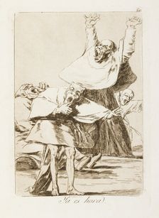 Ya es hora.; Los Caprichos, pl.80, 1799. Creator: Francisco Goya