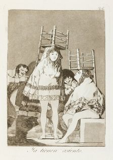 Ya tienen asiento.; Los Caprichos, pl.26, 1799. Creator: Francisco Goya