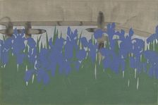 Yatsuhashi (Eight Bridges). From the series "A World of Things (Momoyogusa)", 1909-1910. Creator: Sekka, Kamisaka (1866-1942)