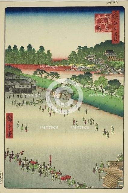 Yatsukoji, Inside Sujikai Gate (Sujikai-uchi Yatsukoji), from the series “One Hundred..., 1857. Creator: Ando Hiroshige.