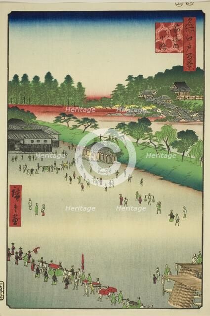 Yatsukoji, Inside Sujikai Gate (Sujikai-uchi Yatsukoji), from the series “One Hundred..., 1857. Creator: Ando Hiroshige.