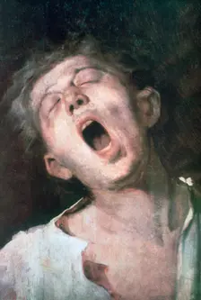 Yawning Apprentice 1868-1869. Artist: Mihaly Munkacsy