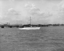 Yacht Althea, broadside (H. Murphy's yacht), between 1907 and 1915. Creator: Unknown