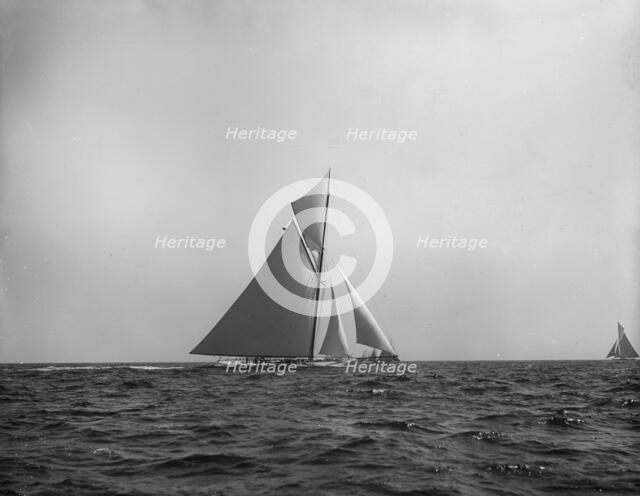 Yacht, between 1890 and 1920. Creator: Unknown.