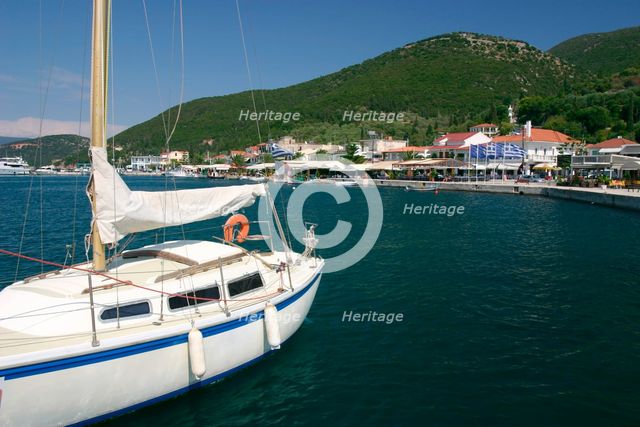 Yacht, Sami, Kefalonia, Greece Creator: Peter Thompson.