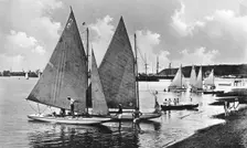 Yachting in the bay, Durban, South Africa
