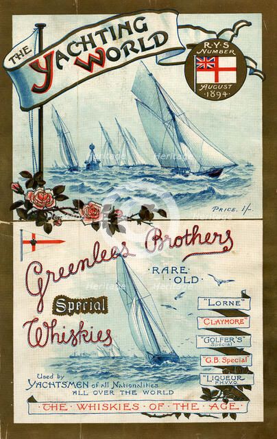 Yachting World & Greenlees Brothers, 19th century. Artist: Unknown