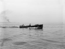 Yacht's motor launch, 1914. Creator: Kirk & Sons of Cowes