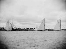Yachts in Marblehead Harbor, June 28, 1888, 1888 June 28. Creator: Unknown