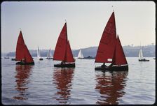 Yachts, Instow, North Devon, Devon, 1963. Creator: Norman Barnard