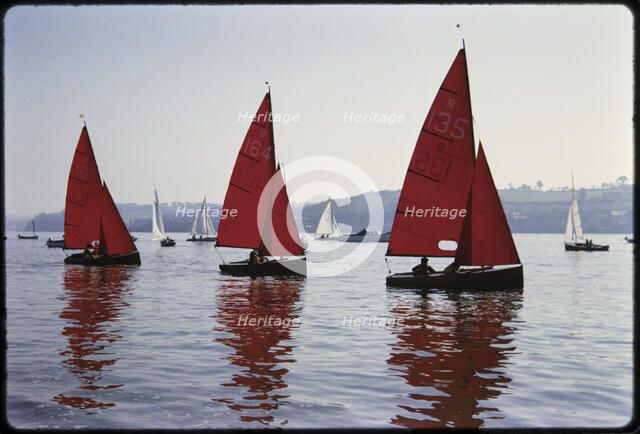 Yachts, Instow, North Devon, Devon, 1963. Creator: Norman Barnard.