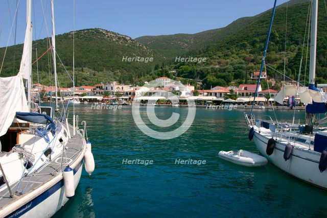 Yachts, Sami, Kefalonia, Greece. Creator: Peter Thompson.