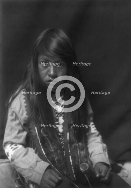 Yakima boy, 1910, c1910. Creator: Edward Sheriff Curtis.