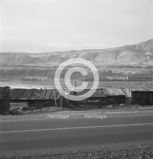 Yakima Indian valley on the Columbia River..., Celilo, Wasco County, Oregon, 1939. Creator: Dorothea Lange.