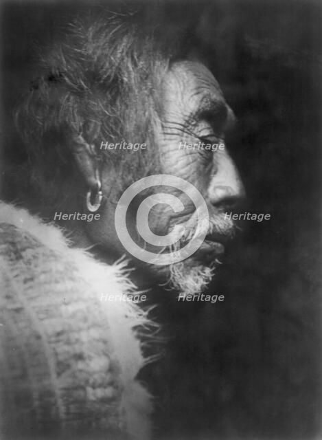 Yakotlus-Quatsino (Profile), c1914. Creator: Edward Sheriff Curtis.