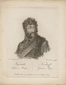 Yakov Petrovich Kulnev (1763-1812), 1813. Artist: Vendramini, Francesco (1780-1856)
