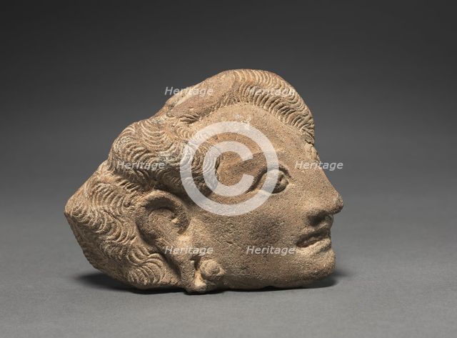 Yakshini's Head, c. 11th Century. Creator: Unknown.