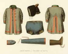 Yakut Clothing, 1856. Creator: Ivan Dem'ianovich Bulychev