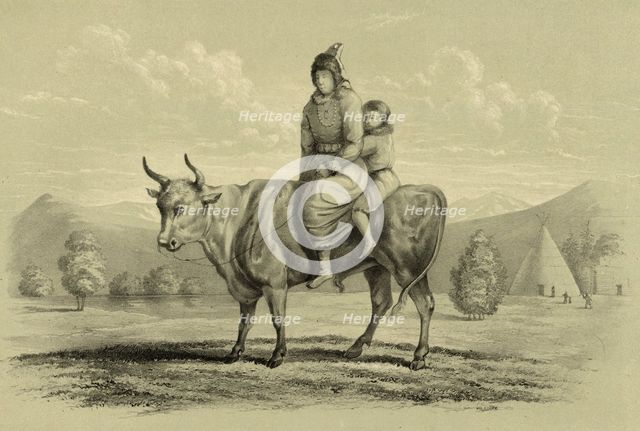 Yakut Woman, 1856. Creator: Ivan Dem'ianovich Bulychev.