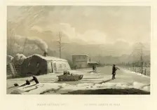 Yakut Winter Yurt, 1856. Creator: Ivan Dem'ianovich Bulychev