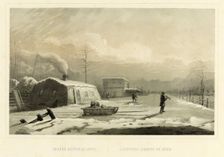 Yakut Winter Yurt, 1856. Creator: Ivan Dem'ianovich Bulychev