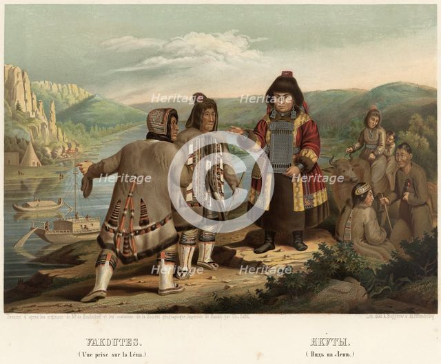 Yakuts (From the Lena), 1862. Creator: Karlis Huns.