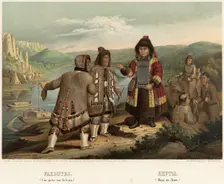 Yakuts (From the Lena), 1862. Creator: Karlis Huns