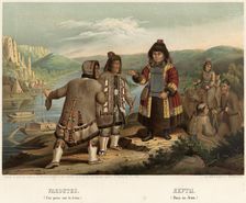 Yakuts (From the Lena), 1862. Creator: Karlis Huns