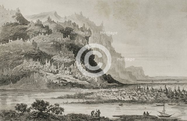 Yakutsk, Siberia, Russia, 1839. Creator: Hippolyte Lalaisse.