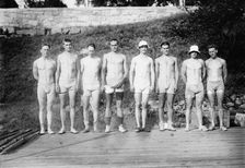 Yale Varsity line-up, between c1910 and c1915. Creator: Bain News Service