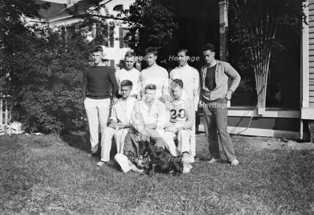 Yale Fresh. 8 and Harvard Goat, between c1910 and c1915. Creator: Bain News Service.