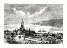 Yalta, southern Ukraine, 1879.Artist: C Laplante