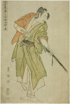 Yamatoya: Bando Mitsugoro II as Ishii Genzo, from the series "Portraits of Actors on Stage, 1794. Creator: Utagawa Toyokuni I