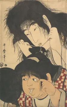 Yamauba and Kintaro, ca. 1795. Creator: Kitagawa Utamaro