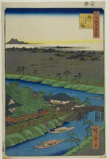 Yanagashima, from the series "One Hundred Famous Views of Edo (Meisho Edo hyakkei) 1857. Creator: Ando Hiroshige