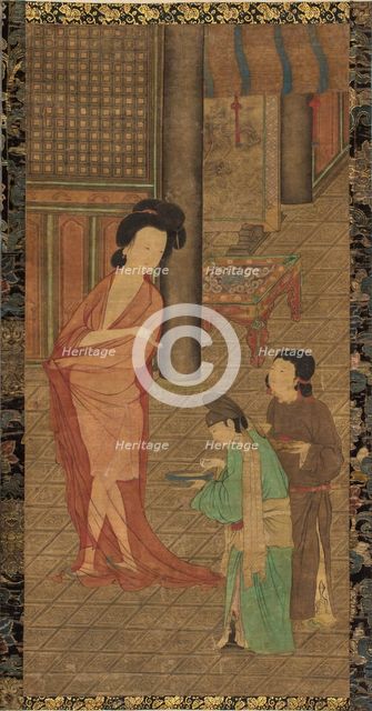 Yang Guifei after bathing. Creator: Zhou Fang (Chou Fang) (c. 730-800).